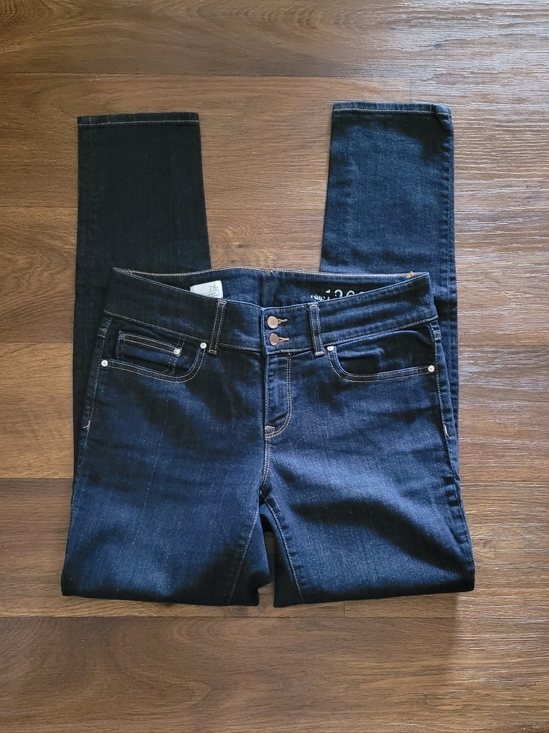 Gap 1969 Denim - GAP 1969 Curvy Skinny, Women's 28R or Size 6, Dark Blue Jean Wash